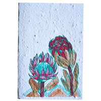 Growing Paper Greeting Card Protea